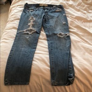Faded ripped jeans for sale!
